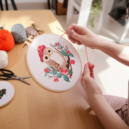 20*20CM Handmade DIY Material Package Living Room Hanging Painting Embroidery Needle and Thread - gallery 1