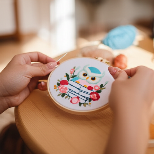 20*20CM Handmade DIY Material Package Living Room Hanging Painting Embroidery Needle and Thread - gallery 1