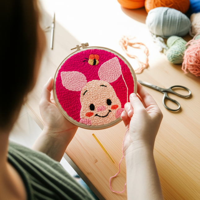 DIY Craft Punch Needle Embroidery Kits Sewing Kit Needlework Cross Stitch for Beginner Magic Pock Pen Set Home Painting Decor - gallery 1