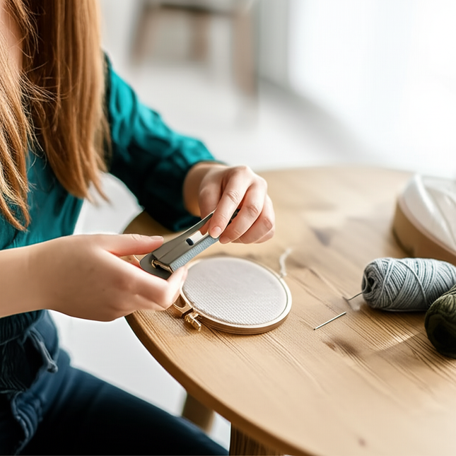 The Street Scenery Series Handmade DIY Embroidery Material Package Set Includes A 15-centimeter Embroidery Clip, Needle And Thre - gallery 1