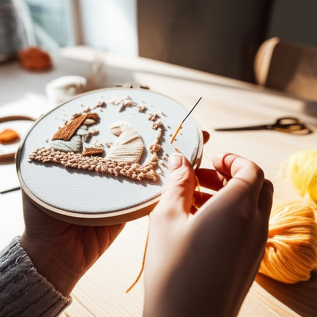 Jesus Embroidery Kit for Beginner with Stamped Cloth Needle EN instructions Thread for Eid al-Fitr  Gift DIY - gallery 1