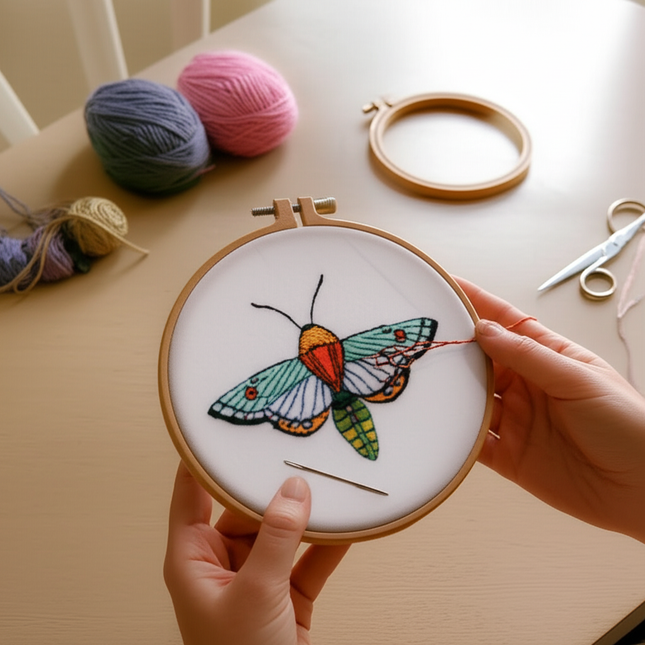 Animal Landscape Stitching Sewing Kit Included Hand Embroidery Kit For Adults Embroidery Kit Accessories & Hoop Gift - gallery 1