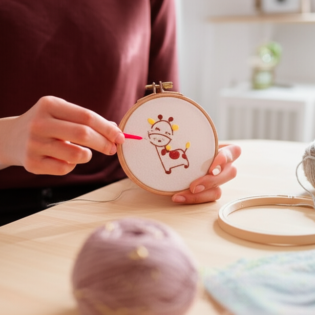 Embroidery Kit for Beginners 8-15 Embroidery Patterns Fabric Needles Floss Cross Stitch Sets Kids Needlepoint Cross Stitching - gallery 1