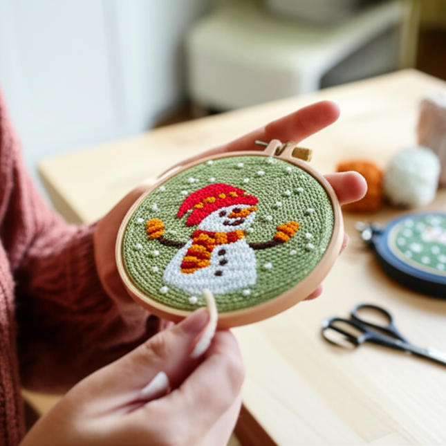 DIY Embroidery Kits For Beginner Craft Punch Needle Set Rug for Starter Kits Embroidery Pen For Adults Beginner Gift Home Decor - gallery 1