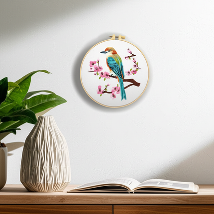 20*20CM Handmade DIY Material Package Living Room Hanging Painting Embroidery Needle and Thread - gallery 2