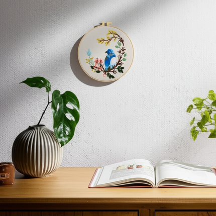 20*20CM Handmade DIY Material Package Living Room Hanging Painting Embroidery Needle and Thread - gallery 2