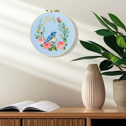 20*20CM Handmade DIY Material Package Living Room Hanging Painting Embroidery Needle and Thread - gallery 2