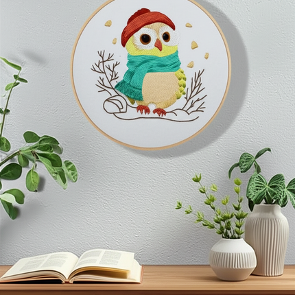 20*20CM Handmade DIY Material Package Living Room Hanging Painting Embroidery Needle and Thread - gallery 2
