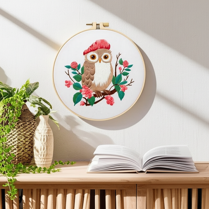 20*20CM Handmade DIY Material Package Living Room Hanging Painting Embroidery Needle and Thread - gallery 2