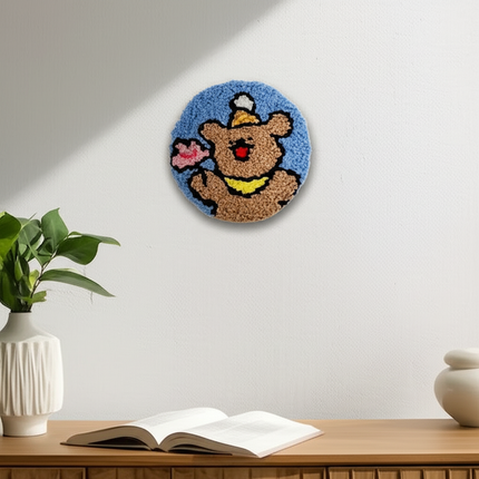 Puppy Punch Needle Embroidery Coasters Kit Dog Magic Needle For Embroidery Kit DIY Mug Tufted Making Set for Adults Home Decor - gallery 2