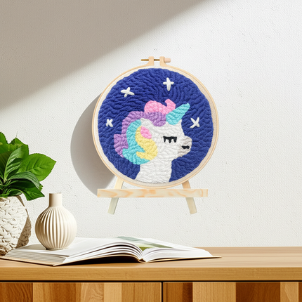 Magic Embroidery Needle Kit Animal Punch Needle Starter Set for Beginner Cartoon Rug Hooking Beginner Kit DIY Craft Rug x - gallery 2