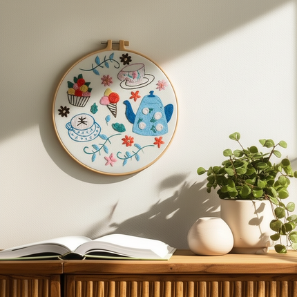 Cute Bird Cartoon Embroidery Kit Cross Stitch with EN CN Instruction Needle Thread for DIY Room Decor Gift for Girl - gallery 2