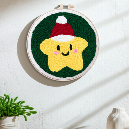 Punch Needle Embroidery Kit Starter Set For Adult Beginner Christmas Xmas Tree Christmas Decorations for Home DIY Craft Kits - gallery 2