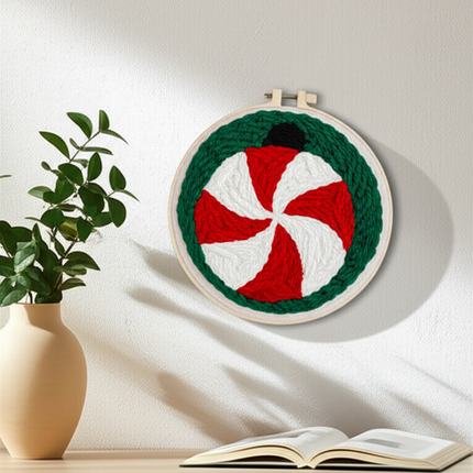 Punch Needle Embroidery Kit Starter Set For Adult Beginner Christmas Xmas Tree Christmas Decorations for Home DIY Craft Kits - gallery 2