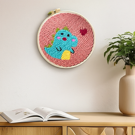 New Punch Needle Embroidery Kit with Yarn for Beginners Easy Embroidery DIY Needlework Wool Work Home Decor Custom Embroidery - gallery 2