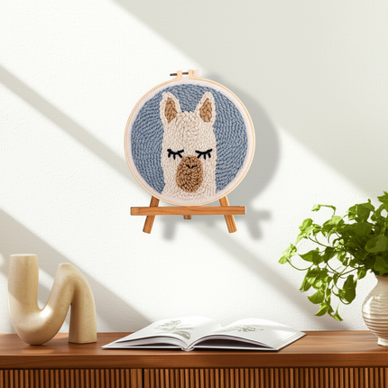 New Punch Needle Embroidery Kit with Yarn for Beginners Easy Embroidery DIY Needlework Wool Work Home Decor Custom Embroidery - gallery 2
