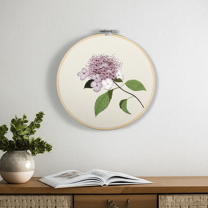Flower Embroidery Kit for Beginners with Pattern and Instructions Cross Stitch Kits Threads and Needles - gallery 2