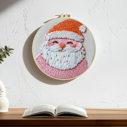 Halloween Stamped Cross Stitch Embroidery Kits with Hoop Cloth Color Thread - gallery 2