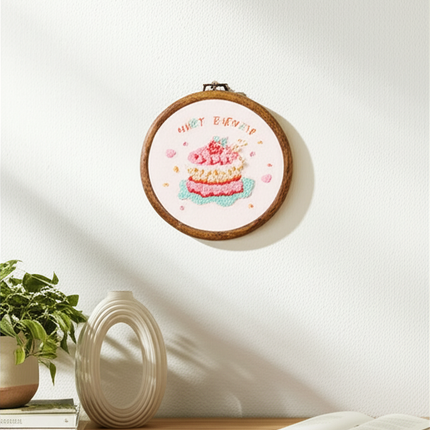 Handmade Embroidery DIY Material Kit Easy to Make Dream Rose Photo Frame Home Decoration Creative Gift - gallery 2