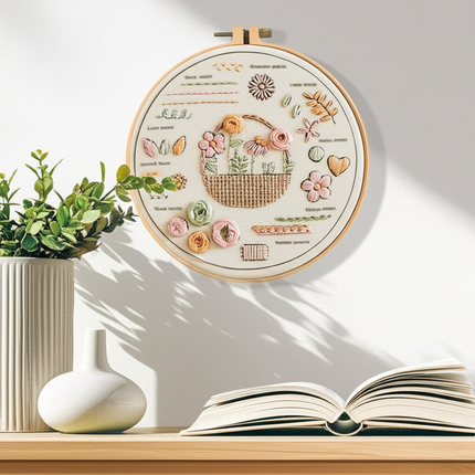 Animal Landscape Stitching Sewing Kit Included Hand Embroidery Kit For Adults Embroidery Kit Accessories & Hoop Gift - gallery 2