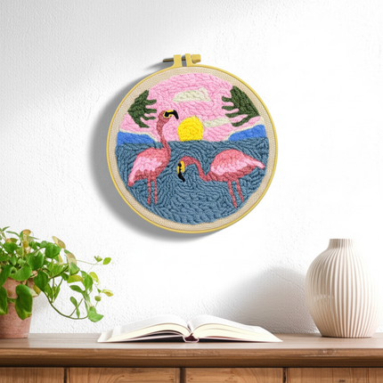punch needle embroidery Cartoon Cute Animals Package Diy Set Punch Needle Kit Sewing Diy Punch Needle Poke Embroidery Handmade - gallery 2