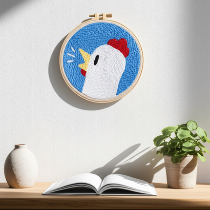 GATYZTORY punch needle embroidery kits Cute Animals Simple Easy for beginners Yarn Sewing accessories adult crafts Diy Set Gift - gallery 2