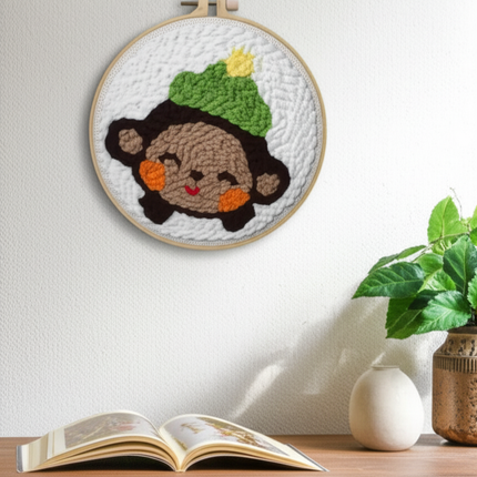 GATYZTORY punch needle embroidery kits Cute Animals Simple Easy for beginners Yarn Sewing accessories adult crafts Diy Set Gift - gallery 2