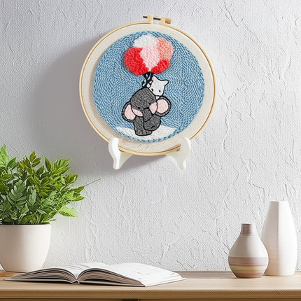 Punch Poke Needle Embroidery Kit Christmas Cute Kids Children Funny Easy DIY Play Craft Set For Beginner Home Decor Santa Gift - gallery 2
