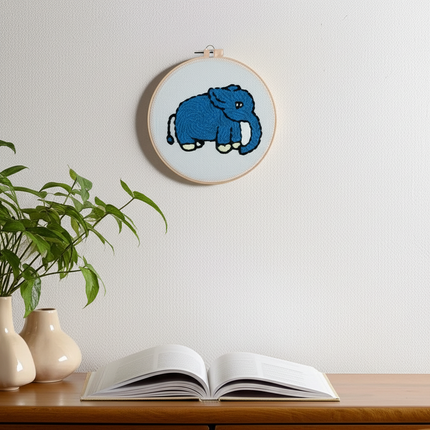 CHENISTORY Punch Needle Kits Adults Beginner DIY Cute and Unique Cartoon Animal Hoop Embroidery Set for Beginners Perfect Gifts - gallery 2