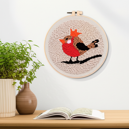 GATYZTORY Punch Needle Embroidery Starter Kit Punch Needle Kits Cartoon Animal Pattern Embroidery Pen For Adults Kids Beginner - gallery 2