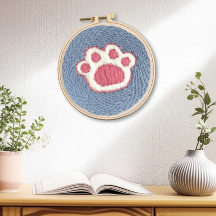 CHENISTORY DIY Punch Needle Embroidery Starter Kit with Pattern and Instructions Cross Stitch Kit Landscape Pattern Handicraft - gallery 2
