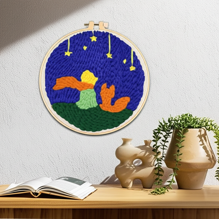 GATYZTORY Landscape Punch Needle Embroidery Kit for Beginners Soft Yarn Painting Arts Needlework Embroidery Set Home Decor - gallery 2