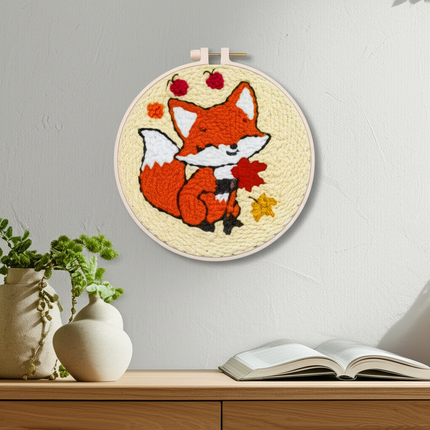 Diy Punch Needle Embroidery Starter Kits For Beginner Animal Handicrafts Poking Embroidery Yarn Painting DIY Sewing Craft Art - gallery 2
