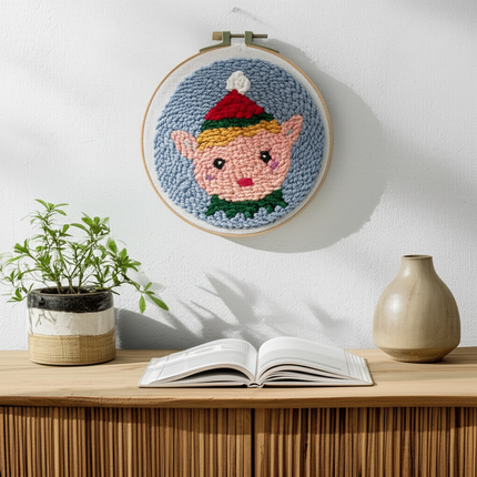 CHENISTORY Beginner's Punch Needle Kit Cute Cartoon Animal and Dinosaur Embroidery Punch Needle Starter Craft Set Home Decor - gallery 2