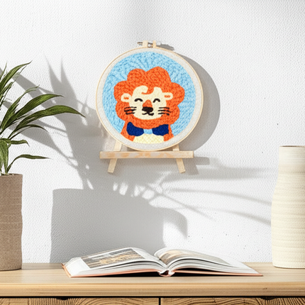 Animal Punch Needle Embroidery Set for Beginners Lovely Dog Punch Needle Poke DIY Needlework Wool Sewing Kit Home Decor - gallery 2
