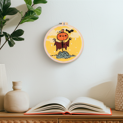 Halloween Holiday Gift Pattern Pumpkin Ghost Punch Needle Rug Punch Kit Ideal Craft Gift for Kids and Adults - gallery 2