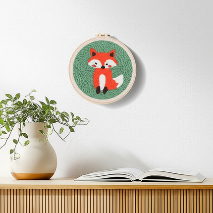 Punch Needle Paintings For Adult Embroidery Kit with Yarn DIY Needlework Animals Pattern Needlecraft For Beginner Funny Gift - gallery 2