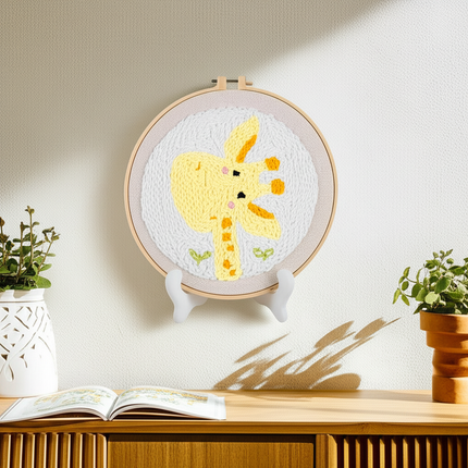 GATYZTORY punch needle embroidery set Cute animals Diy Crafts Sewing kit Embroidered patches Yarn Stitch embroidery and creativ - gallery 2