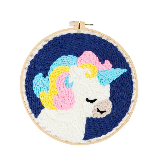GATYZTORY punch needle embroidery set Cute animals Diy Crafts Sewing kit Embroidered patches Yarn Stitch embroidery and creativ
