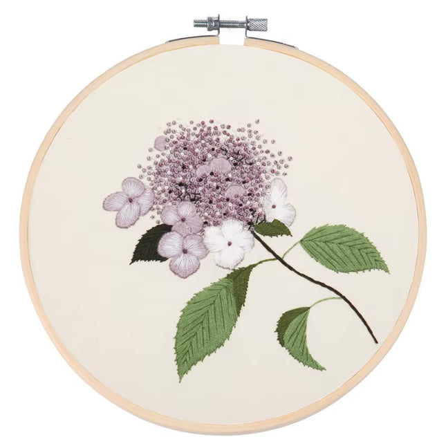 Flower Embroidery Kit for Beginners with Pattern and Instructions Cross Stitch Kits Threads and Needles