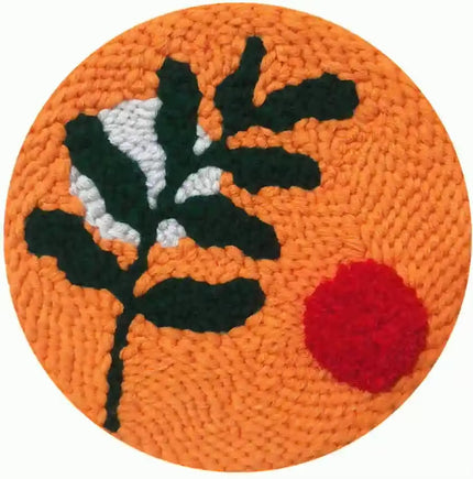 Greenery Punch Needle Starter Kits Soft Yarn Punch Needle Embroidery Kit Easy Needlework Home Decor