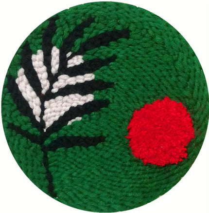 Greenery Punch Needle Starter Kits Soft Yarn Punch Needle Embroidery Kit Easy Needlework Home Decor