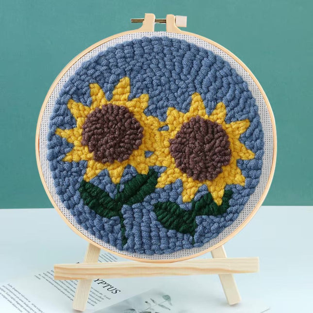 Embroidery Starter Kit Magic Punch Needle Rug Hooking DIY Craft Magic Needle For Embroidery Tufting Knitting Sewing Tool Set