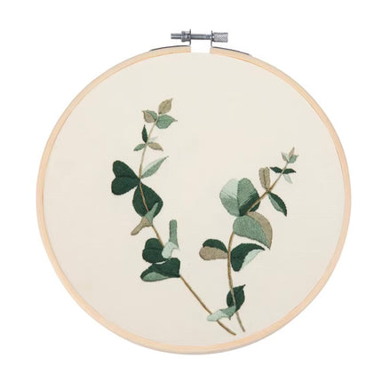 Flower Embroidery Kit for Beginners with Pattern and Instructions Cross Stitch Kits Threads and Needles