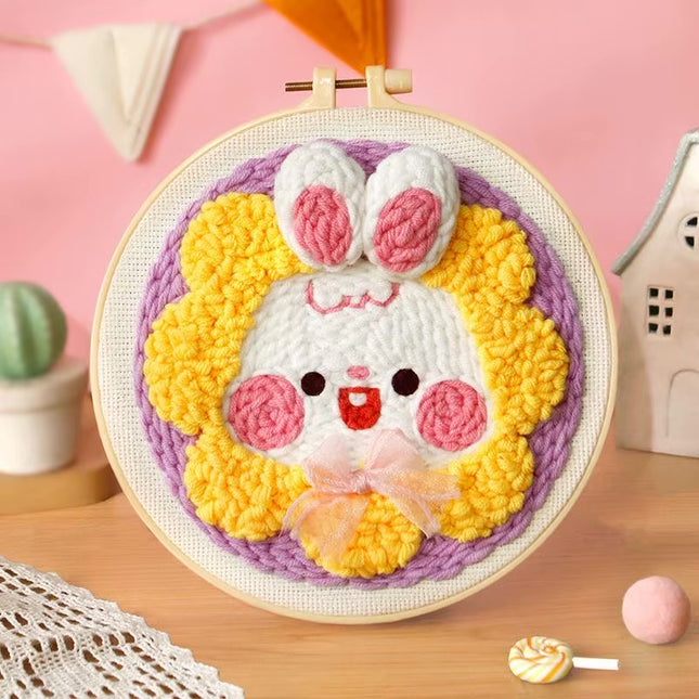 Magic Embroidery Needle Starter Kit Wool Punch Needle Sets Christmas Gift Poke Embroidery Pen For Adults Kids Craft Home Decor