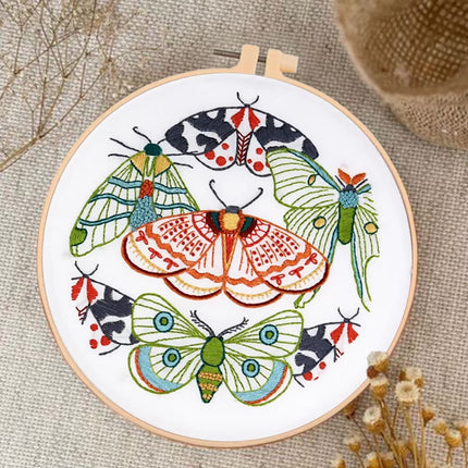Animal Landscape Stitching Sewing Kit Included Hand Embroidery Kit For Adults Embroidery Kit Accessories & Hoop Gift