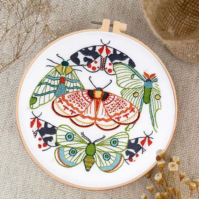 Animal Landscape Stitching Sewing Kit Included Hand Embroidery Kit For Adults Embroidery Kit Accessories & Hoop Gift