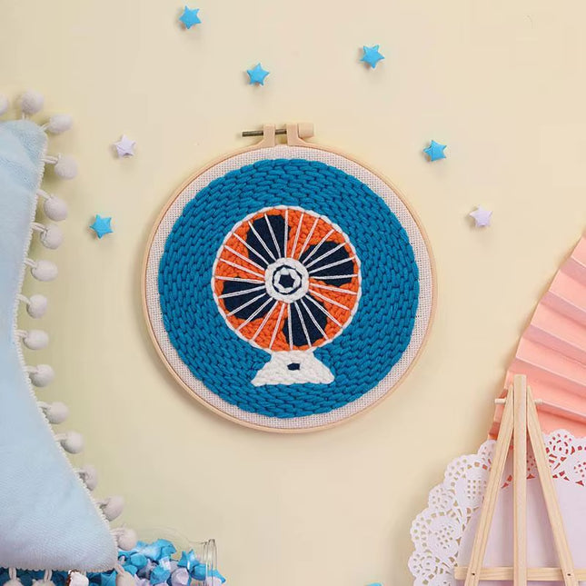 GATYZTORY DIY Craft punch needle embroidery frame animal diy kit Cross stitch set Yarn Sewing accessories Needlework DIY Gift