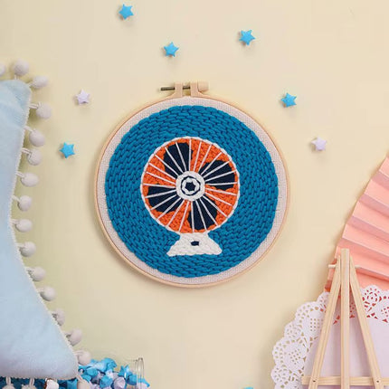 GATYZTORY DIY Craft punch needle embroidery frame animal diy kit Cross stitch set Yarn Sewing accessories Needlework DIY Gift