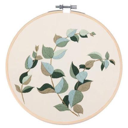 Flower Embroidery Kit for Beginners with Pattern and Instructions Cross Stitch Kits Threads and Needles